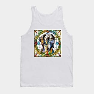 Stained Glass Great Dane Tank Top